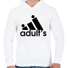 PRINTFASHION adult's - Férfi kapucnis pulóver - Fehér férfi pulóver, kardigán