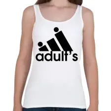 PRINTFASHION adult's - Női atléta - Fehér női trikó