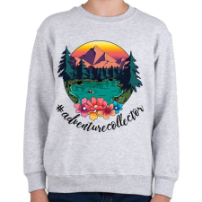 PRINTFASHION #adventurecollector - Gyerek pulóver - Sport szürke gyerek pulóver, kardigán