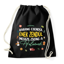 PRINTFASHION Ady Endre - Karácsony - Sportzsák, Tornazsák - Fekete tornazsák