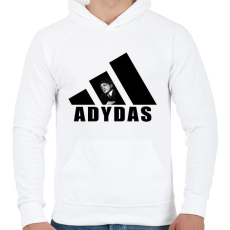 PRINTFASHION Adydas - Férfi kapucnis pulóver - Fehér