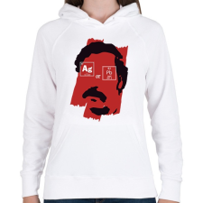 PRINTFASHION Ag or Pb?  - Női kapucnis pulóver - Fehér női pulóver, kardigán