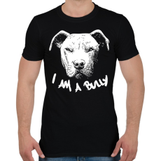 PRINTFASHION Agresszív pitbull - Férfi póló - Fekete