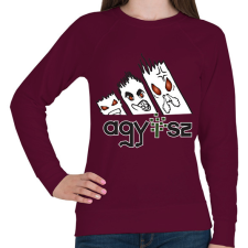 PRINTFASHION agy..érgörcs adidas 2 - Női pulóver - Bordó női pulóver, kardigán