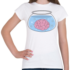 PRINTFASHION Agy - Női póló - Fehér