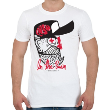PRINTFASHION Agyas - Férfi póló - Fehér férfi póló