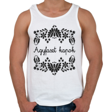 PRINTFASHION Agyfaszt kapok - Férfi atléta - Fehér