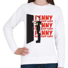 PRINTFASHION Agymenők - Női pulóver - Fehér