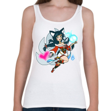 PRINTFASHION Ahri - Női atléta - Fehér női trikó