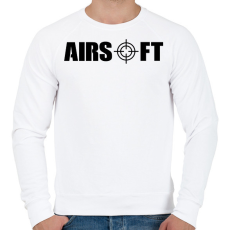 PRINTFASHION Airsoft - Férfi pulóver - Fehér