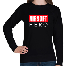 PRINTFASHION AIRSOFT HERO - Női pulóver - Fekete