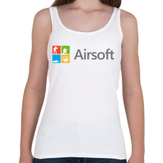 PRINTFASHION Airsoft - Női atléta - Fehér