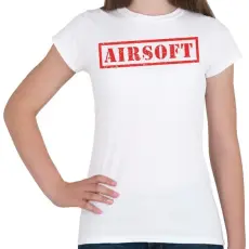 PRINTFASHION Airsoft - Női póló - Fehér