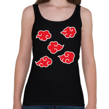 PRINTFASHION Akatsuki felhők - Női atléta - Fekete női trikó