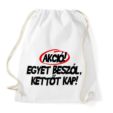 PRINTFASHION Akció! - Sportzsák, Tornazsák - Fehér tornazsák