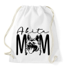 PRINTFASHION Akita Mom - Sportzsák, Tornazsák - Fehér