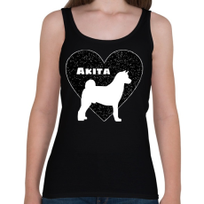 PRINTFASHION Akita - Női atléta - Fekete