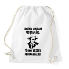 PRINTFASHION Al Capone legénybúcsú - Sportzsák, Tornazsák - Fehér tornazsák