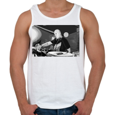 PRINTFASHION Alan Fitzpatrick - Férfi atléta - Fehér atléta, trikó