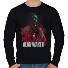 PRINTFASHION Alan Wake 2 - Férfi pulóver - Fekete férfi pulóver, kardigán