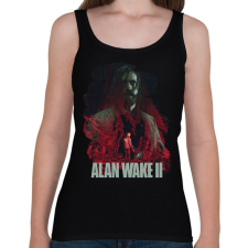 PRINTFASHION Alan Wake 2 - Női atléta - Fekete női trikó