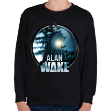 PRINTFASHION Alan Wake game - Gyerek pulóver - Fekete