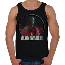 PRINTFASHION Alan Wake ll. - Férfi atléta - Fekete