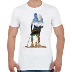 PRINTFASHION Alaszkai Vadonban - Férfi póló - Fehér