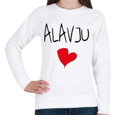 PRINTFASHION ALAVJU - I love you meme - Női pulóver - Fehér női pulóver, kardigán