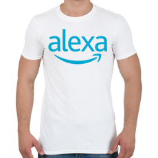 PRINTFASHION Alexa Otthon Alexa - Férfi póló - Fehér