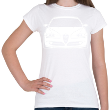 PRINTFASHION Alfa Romeo 147 04 - Női póló - Fehér női póló
