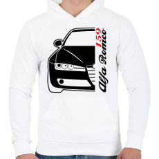 PRINTFASHION Alfa Romeo 159 002 - Férfi kapucnis pulóver - Fehér