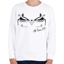 PRINTFASHION Alfa Romeo 159 03 - Gyerek pulóver - Fehér gyerek pulóver, kardigán