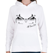 PRINTFASHION Alfa Romeo 159 03 - Női kapucnis pulóver - Fehér női pulóver, kardigán