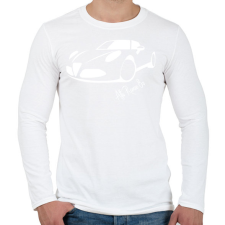 PRINTFASHION Alfa Romeo 8c  - Férfi hosszú ujjú póló - Fehér férfi póló