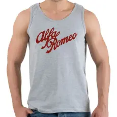 PRINTFASHION Alfa Romeo bordó - Férfi atléta - Sport szürke