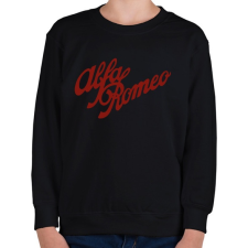PRINTFASHION Alfa Romeo bordó - Gyerek pulóver - Fekete gyerek pulóver, kardigán