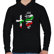 PRINTFASHION Alfa Romeo  - Férfi kapucnis pulóver - Fekete