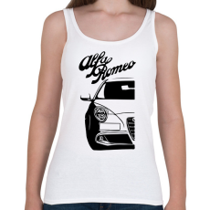 PRINTFASHION Alfa Romeo Mito - Black - Női atléta - Fehér