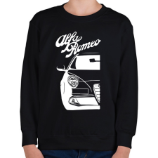 PRINTFASHION Alfa Romeo Mito - White - Gyerek pulóver - Fekete gyerek pulóver, kardigán
