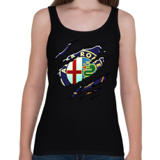 PRINTFASHION Alfa Romeo - Női atléta - Fekete