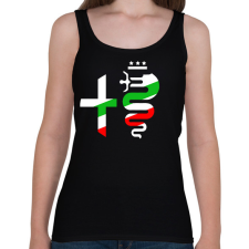 PRINTFASHION Alfa Romeo - Női atléta - Fekete női trikó