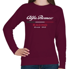 PRINTFASHION Alfa Romeo racing since 1910 - fehér - Női pulóver - Bordó női pulóver, kardigán