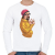 PRINTFASHION Ali G - Férfi pulóver - Fehér