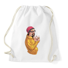 PRINTFASHION Ali G - Sportzsák, Tornazsák - Fehér tornazsák