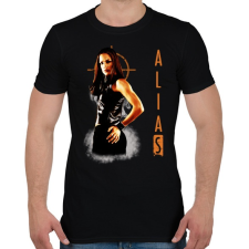 PRINTFASHION ALIAS - Férfi póló - Fekete férfi póló