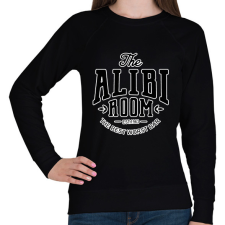 PRINTFASHION alibi shameless - Női pulóver - Fekete női pulóver, kardigán