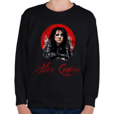 PRINTFASHION alice cooper - Gyerek pulóver - Fekete