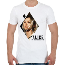 PRINTFASHION Alice in borderland shuntaro fekete - Férfi póló - Fehér férfi póló