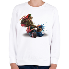 PRINTFASHION ALIEN HÚSVÉT - Gyerek pulóver - Fehér gyerek pulóver, kardigán